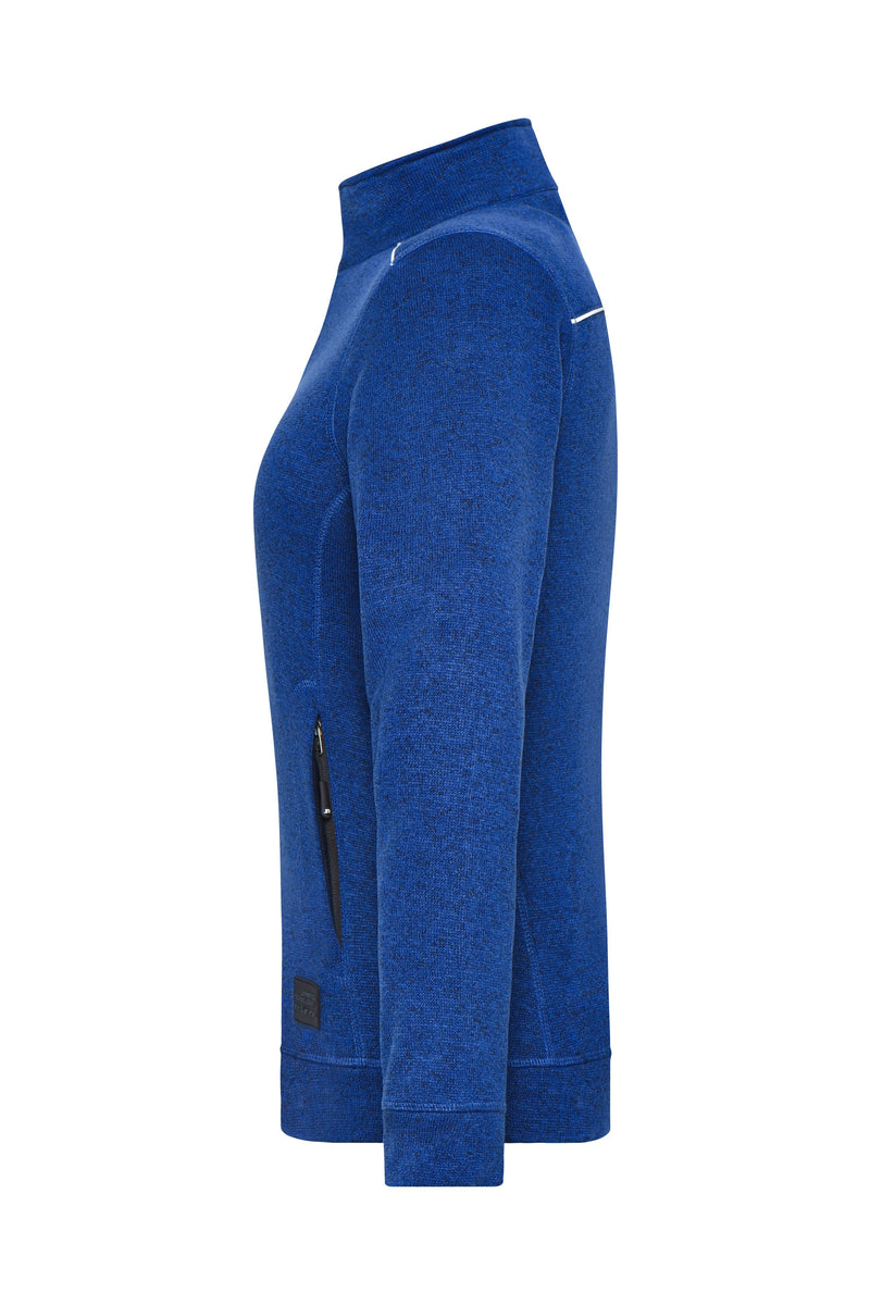 Laden Sie das Bild in Galerie -Viewer, Pflegeleichte Strickfleece-Jacke - JN897
