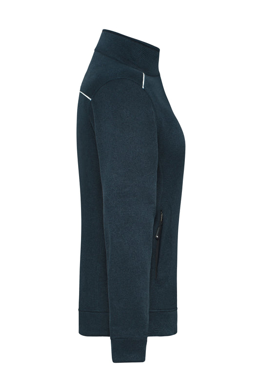 Pflegeleichte Strickfleece-Jacke - JN897