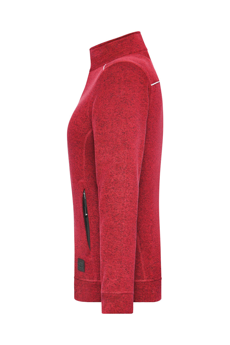 Laden Sie das Bild in Galerie -Viewer, Pflegeleichte Strickfleece-Jacke - JN897
