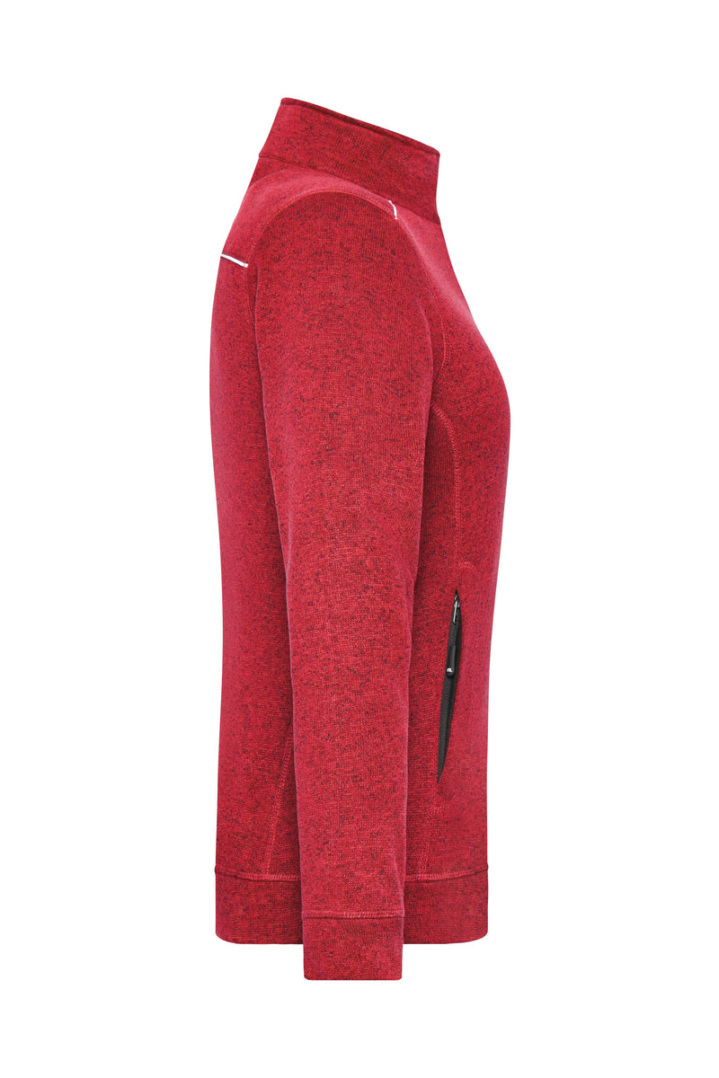 Laden Sie das Bild in Galerie -Viewer, Pflegeleichte Strickfleece-Jacke - JN897
