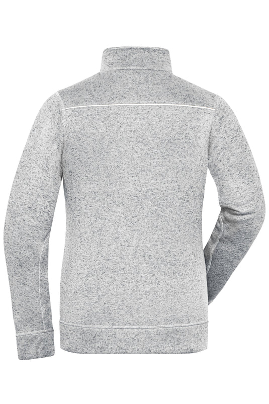 Pflegeleichte Strickfleece-Jacke - JN897
