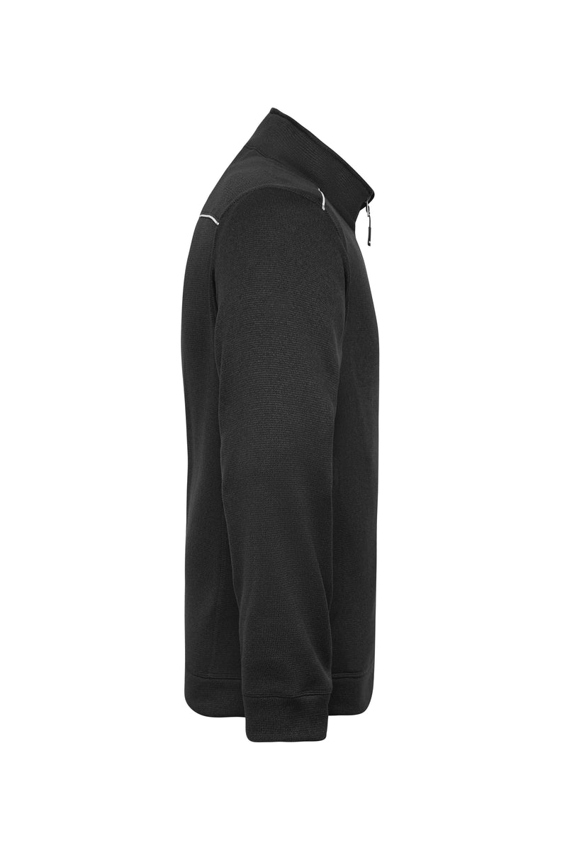 Laden Sie das Bild in Galerie -Viewer, Pflegeleichte Strickfleece-Jacke - JN898
