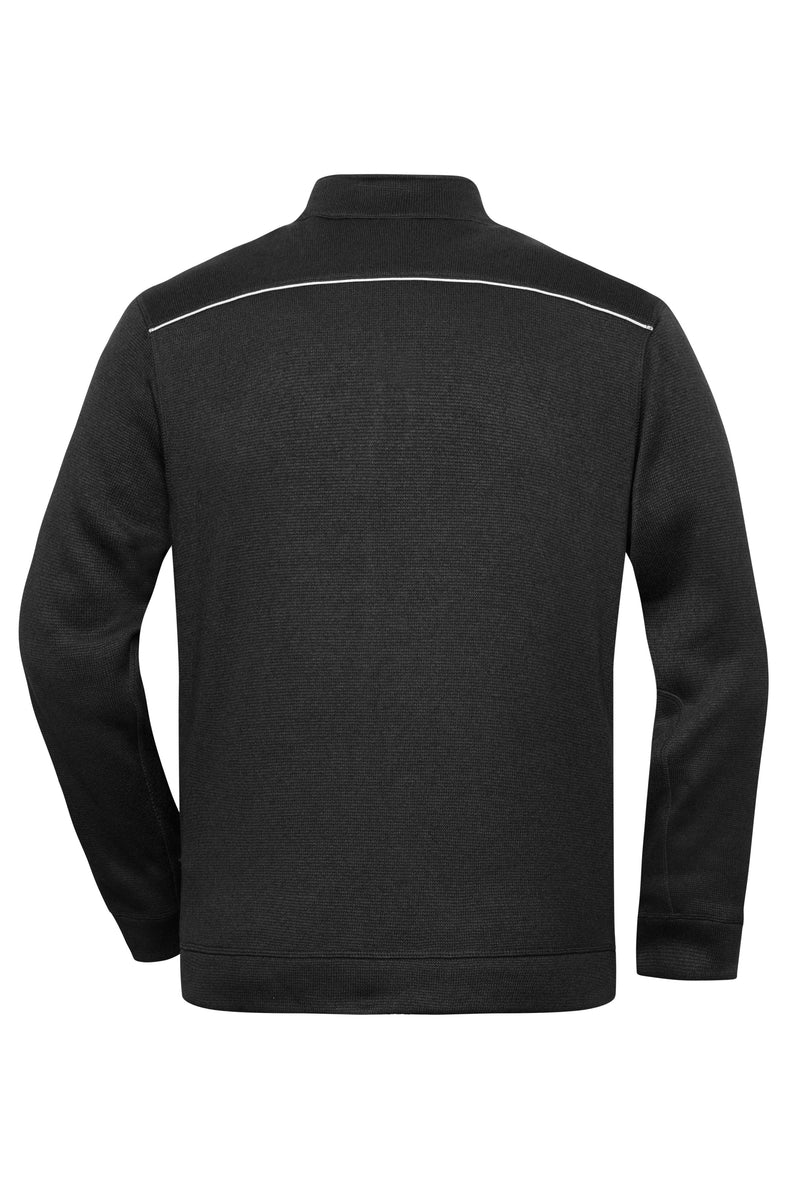 Laden Sie das Bild in Galerie -Viewer, Pflegeleichte Strickfleece-Jacke - JN898

