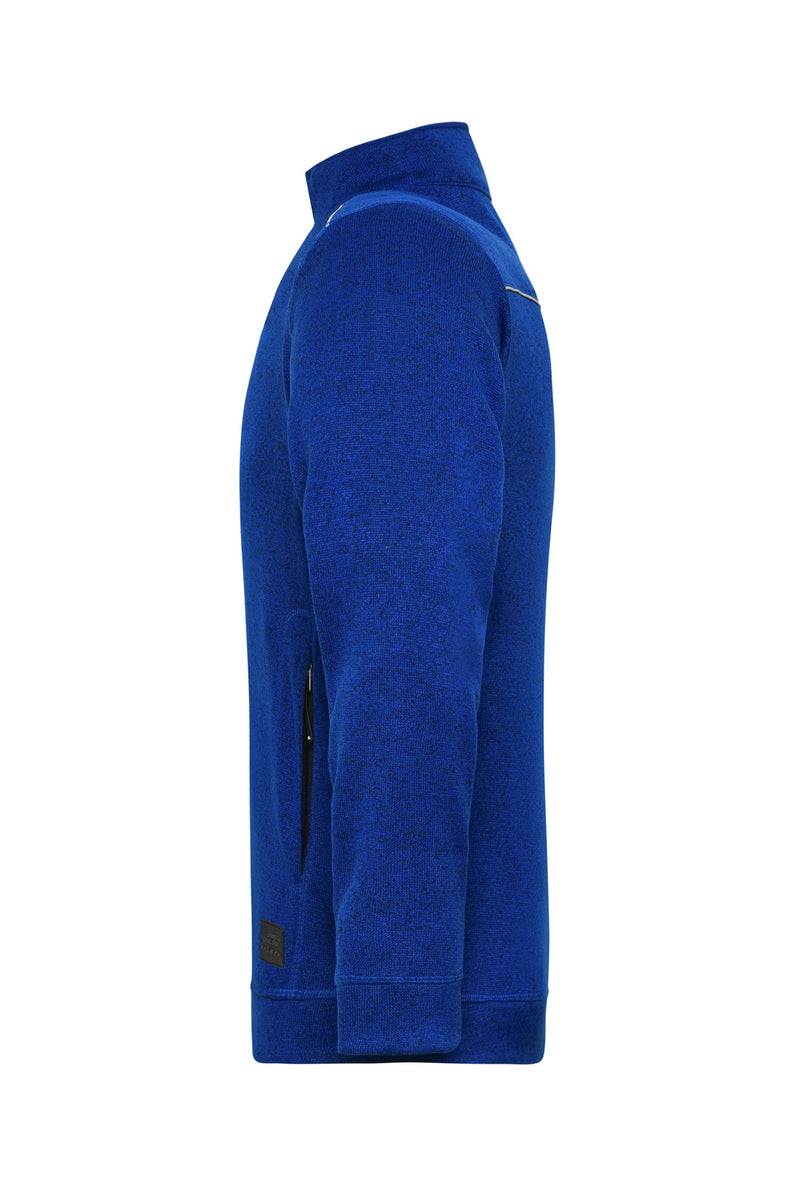 Laden Sie das Bild in Galerie -Viewer, Pflegeleichte Strickfleece-Jacke - JN898
