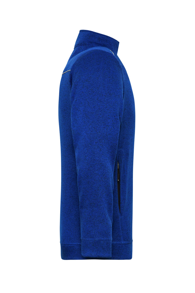 Laden Sie das Bild in Galerie -Viewer, Pflegeleichte Strickfleece-Jacke - JN898
