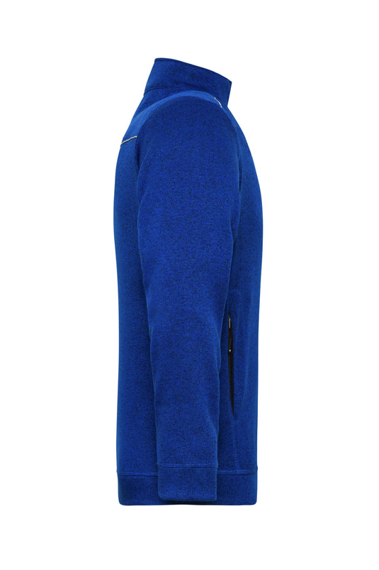 Pflegeleichte Strickfleece-Jacke - JN898