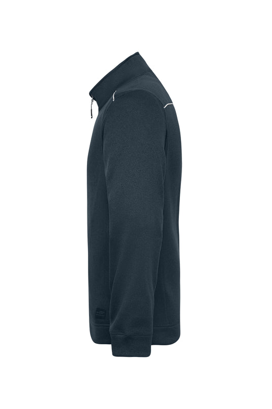 Pflegeleichte Strickfleece-Jacke - JN898