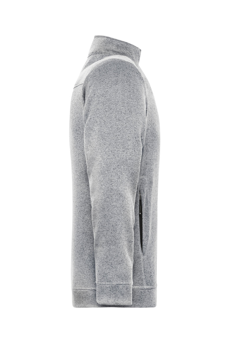 Laden Sie das Bild in Galerie -Viewer, Pflegeleichte Strickfleece-Jacke - JN898
