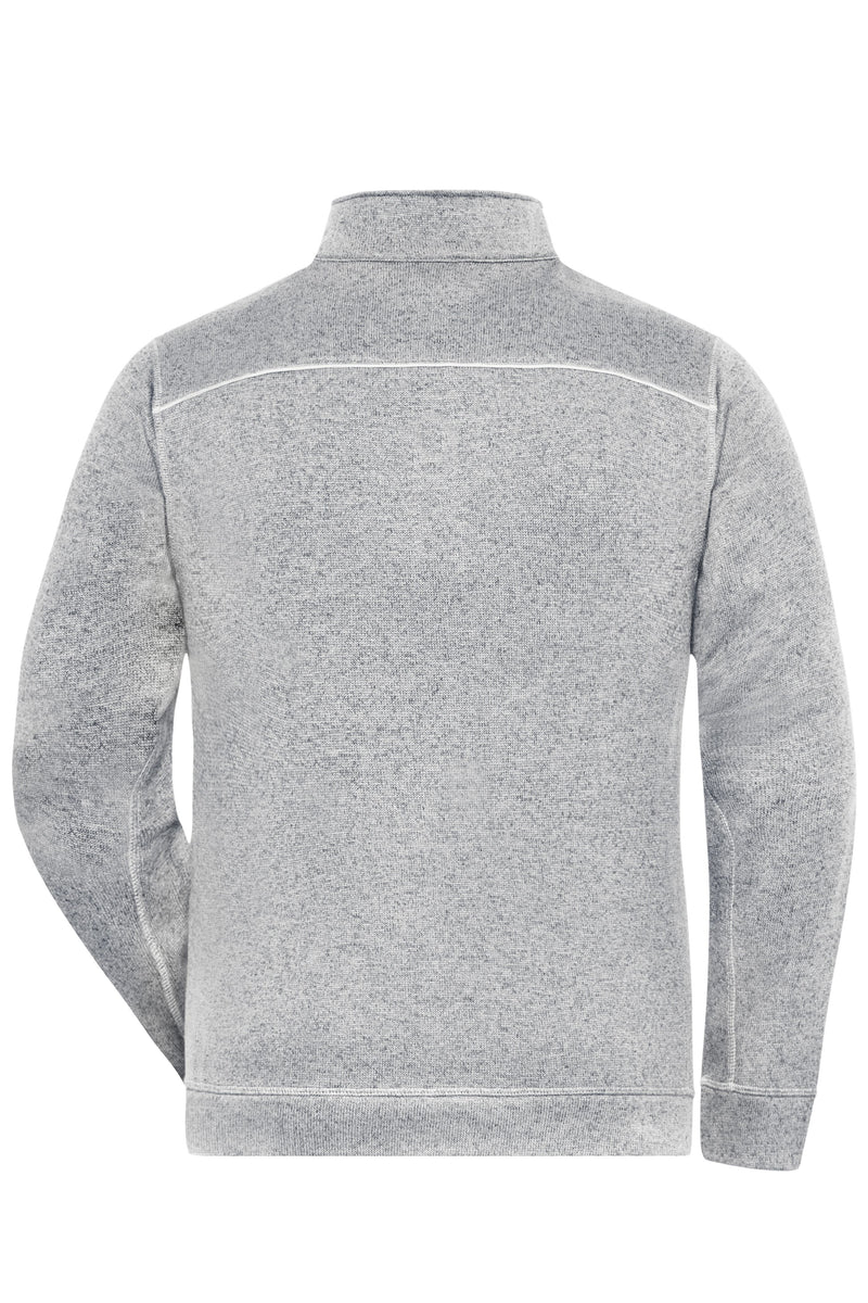 Laden Sie das Bild in Galerie -Viewer, Pflegeleichte Strickfleece-Jacke - JN898
