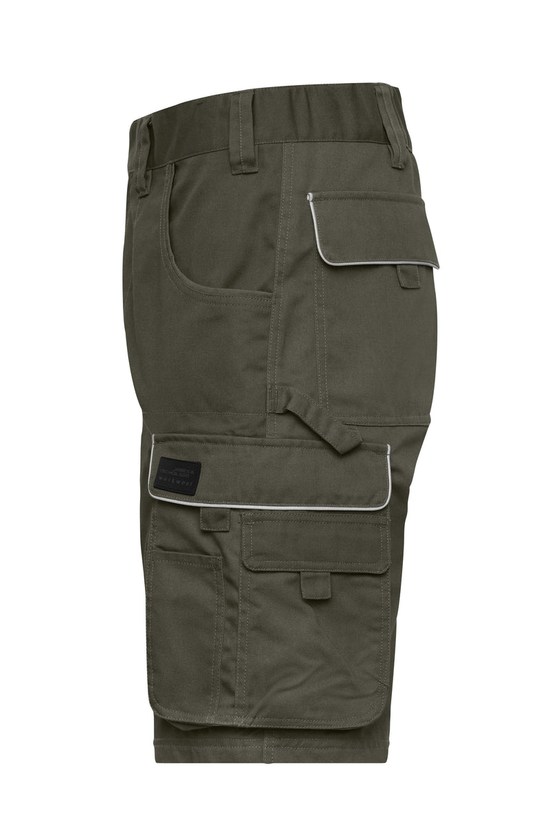 Laden Sie das Bild in Galerie -Viewer, Funktionelle Arbeitsshorts im cleanen Look mit hochwertigen Details - JN880
