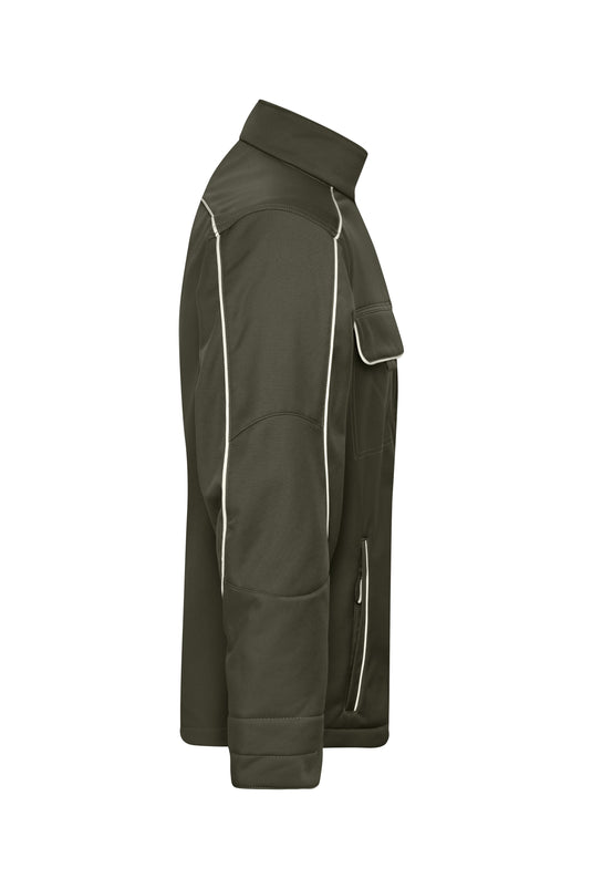 Professionelle Softshelljacke im cleanen Look mit hochwertigen Details - JN884