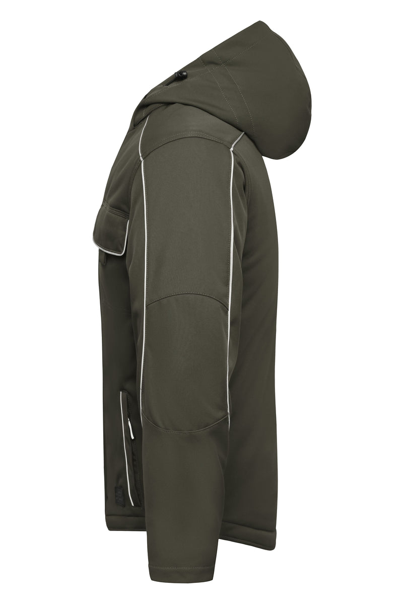 Laden Sie das Bild in Galerie -Viewer, Professionelle Softshelljacke mit warmem Innenfutter und hochwertigen Details im cleanen Look - JN886
