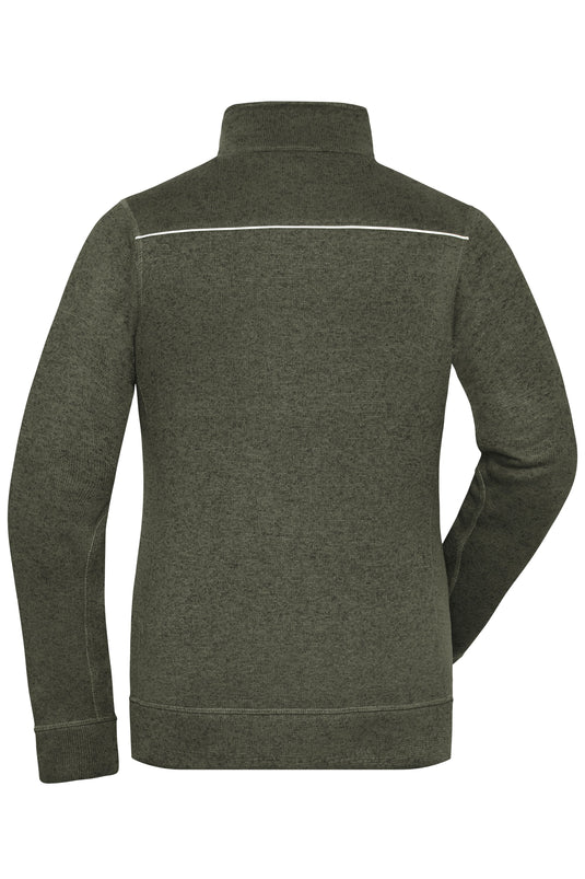 Pflegeleichte Strickfleece-Jacke - JN897