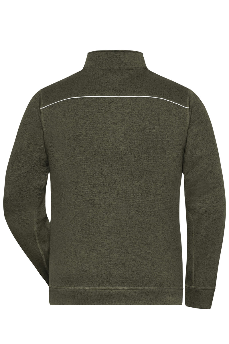 Laden Sie das Bild in Galerie -Viewer, Pflegeleichte Strickfleece-Jacke - JN898

