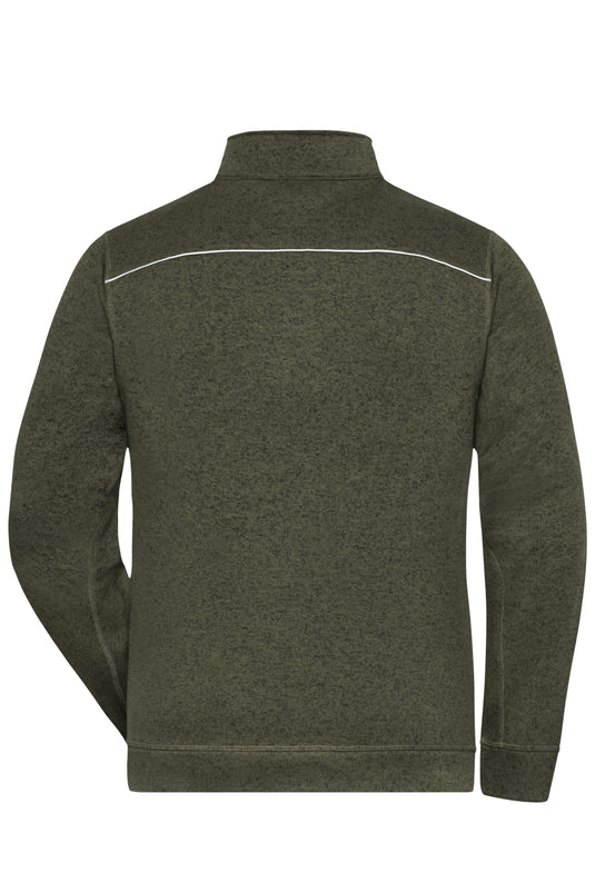 Pflegeleichte Strickfleece-Jacke - JN898
