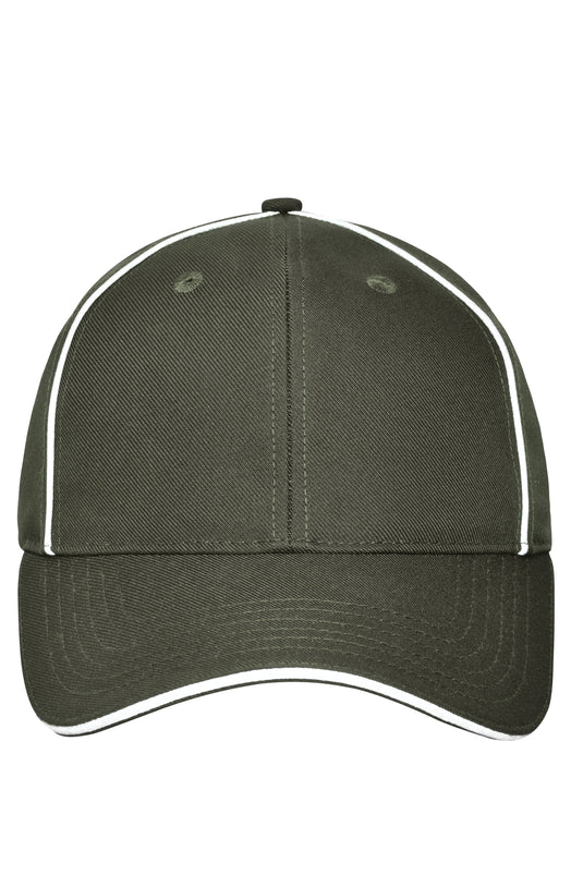 Hochwertige 6 Panel Cap mit reflektierenden Elementen (ohne Schutzfunktion/keine PSA) - MB6234