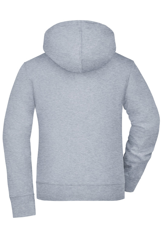 Kapuzen-Jacke aus formbeständiger Sweat-Qualität - Damen - JN053