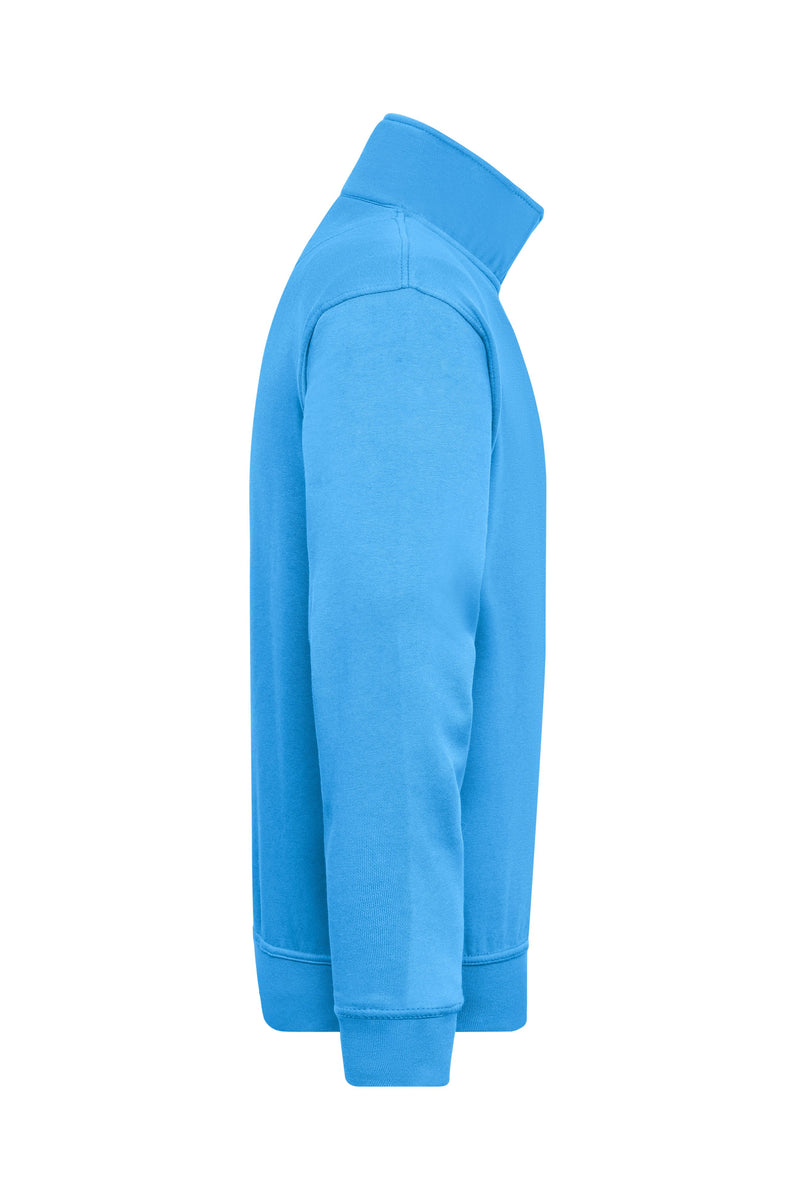 Laden Sie das Bild in Galerie -Viewer, Sweatshirt mit Stehkragen und Reißverschluss - JN831
