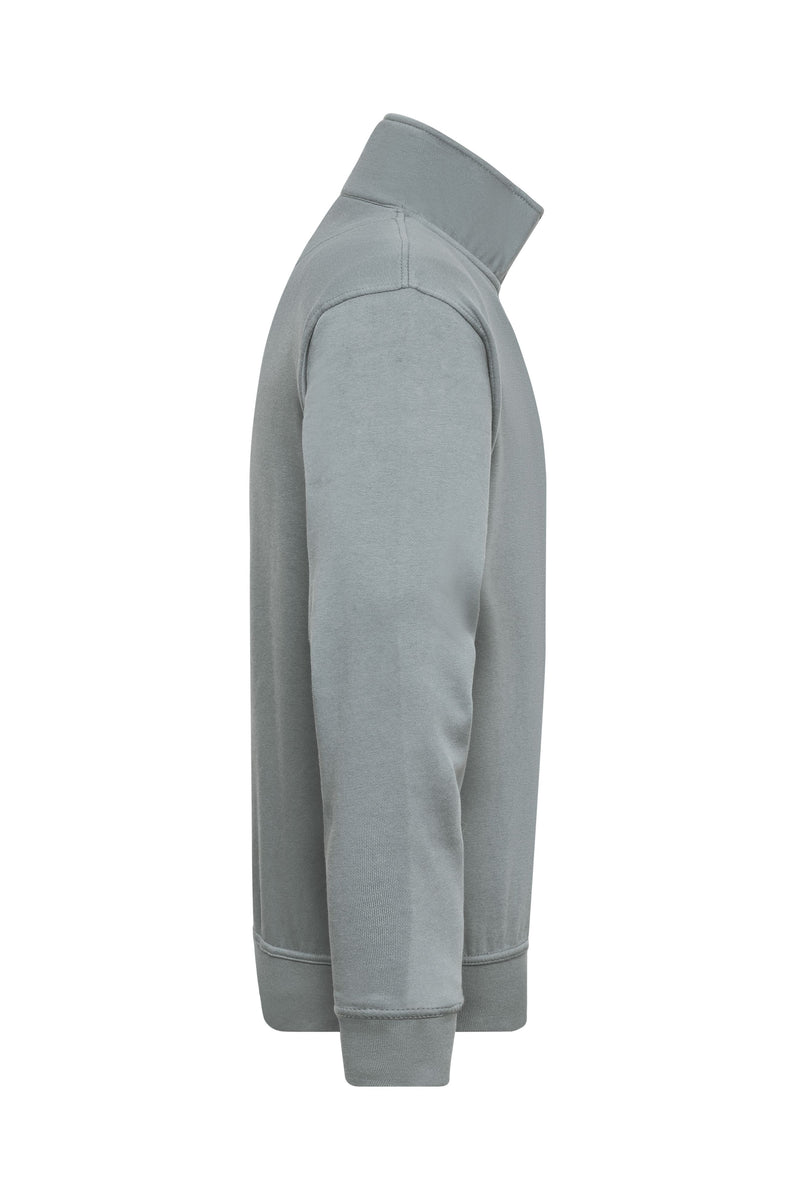Laden Sie das Bild in Galerie -Viewer, Sweatshirt mit Stehkragen und Reißverschluss - JN831
