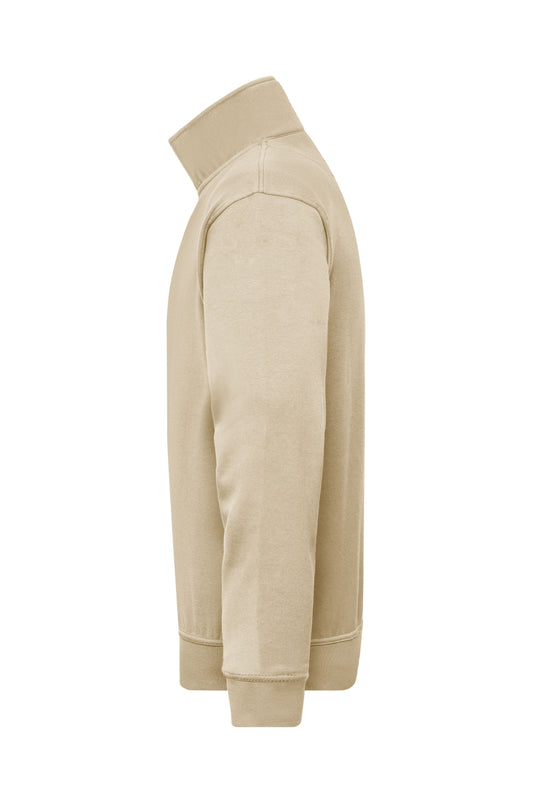 Sweatshirt mit Stehkragen und Reißverschluss - JN831