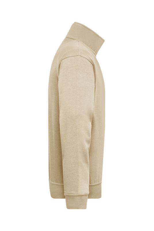 Sweatshirt mit Stehkragen und Reißverschluss - JN831