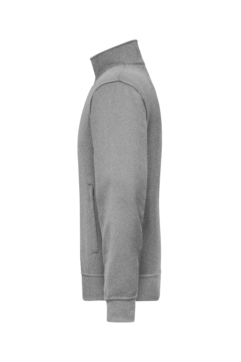 Laden Sie das Bild in Galerie -Viewer, Sweat-Jacke mit Stehkragen und Reißverschluss - JN836
