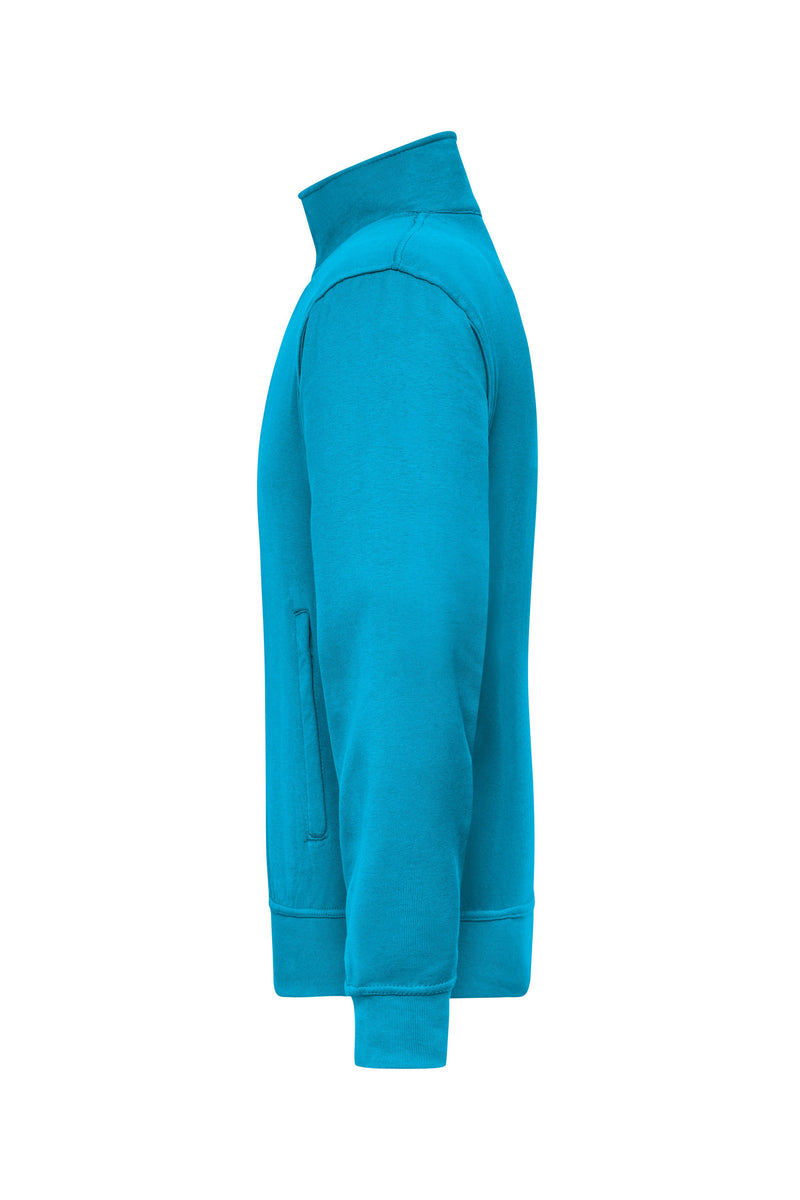 Laden Sie das Bild in Galerie -Viewer, Sweat-Jacke mit Stehkragen und Reißverschluss - JN836
