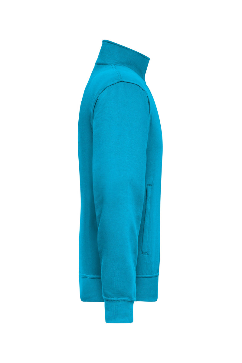 Laden Sie das Bild in Galerie -Viewer, Sweat-Jacke mit Stehkragen und Reißverschluss - JN836

