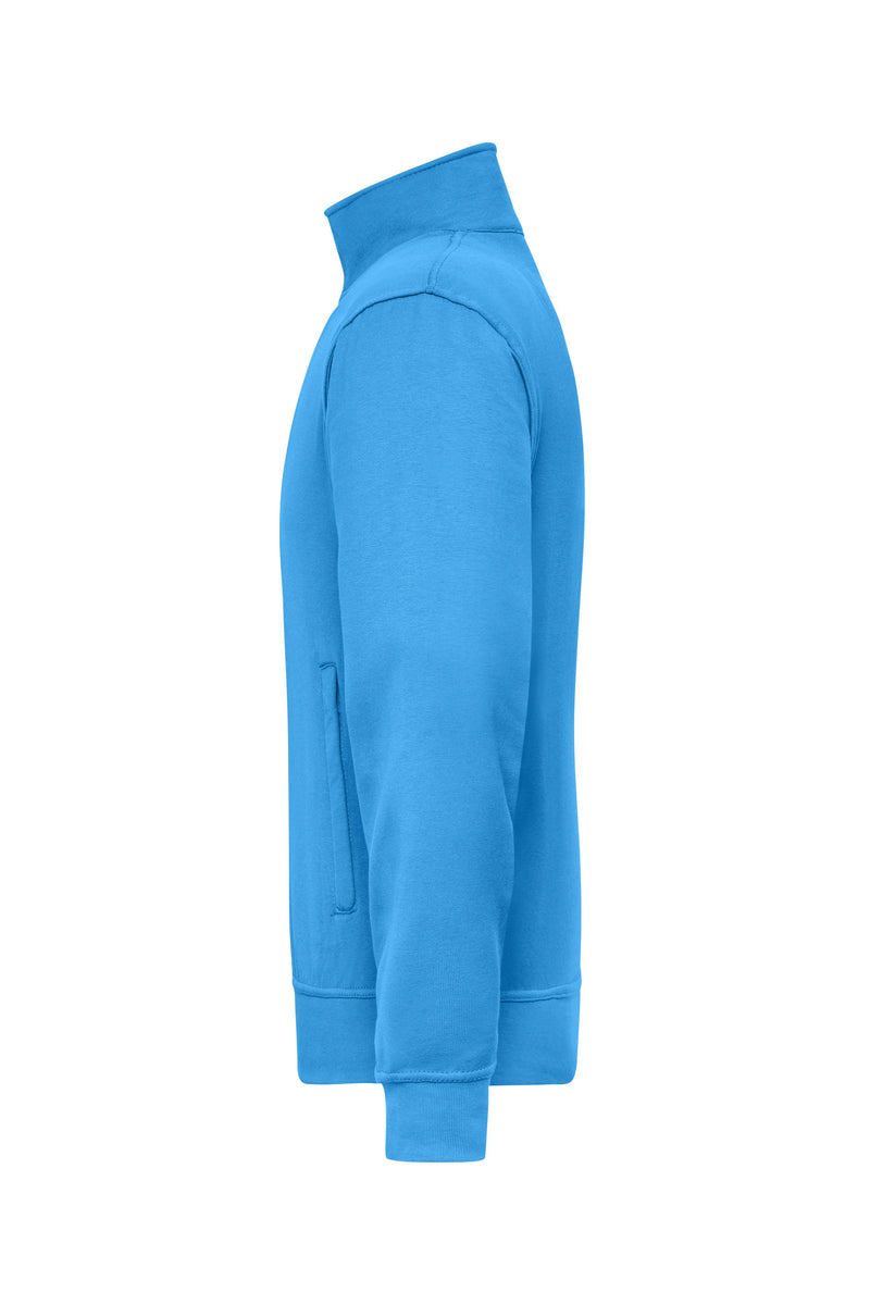 Laden Sie das Bild in Galerie -Viewer, Sweat-Jacke mit Stehkragen und Reißverschluss - JN836
