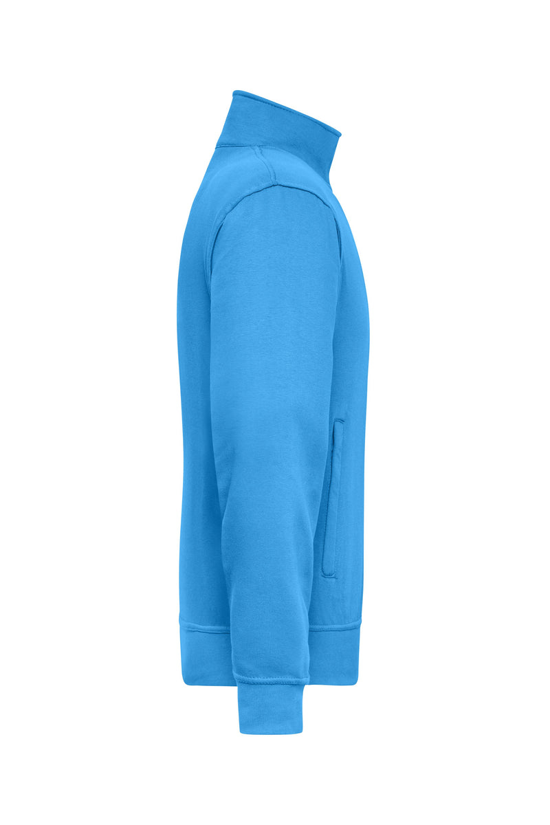 Laden Sie das Bild in Galerie -Viewer, Sweat-Jacke mit Stehkragen und Reißverschluss - JN836
