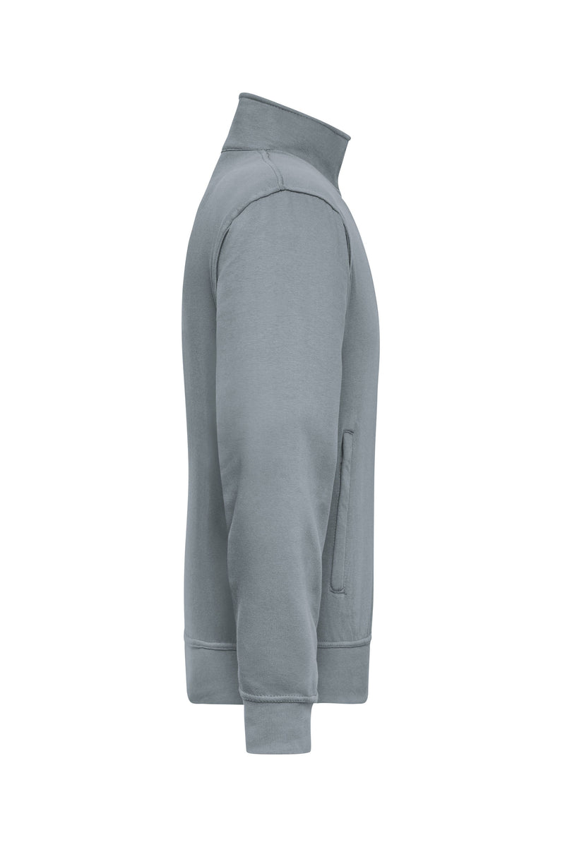 Laden Sie das Bild in Galerie -Viewer, Sweat-Jacke mit Stehkragen und Reißverschluss - JN836
