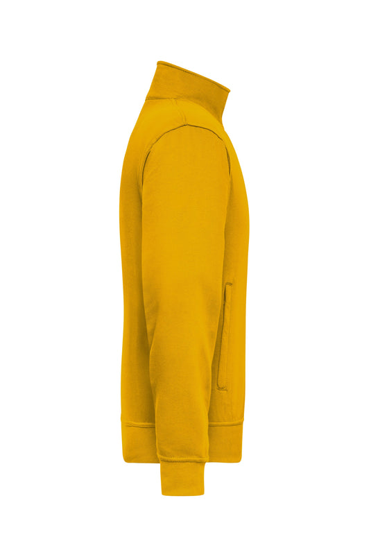 Sweat-Jacke mit Stehkragen und Reißverschluss - JN836