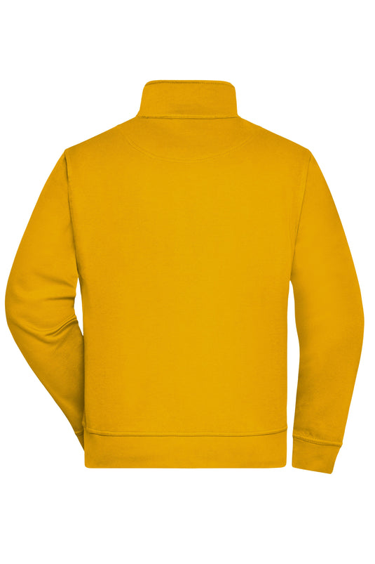 Sweat-Jacke mit Stehkragen und Reißverschluss - JN836