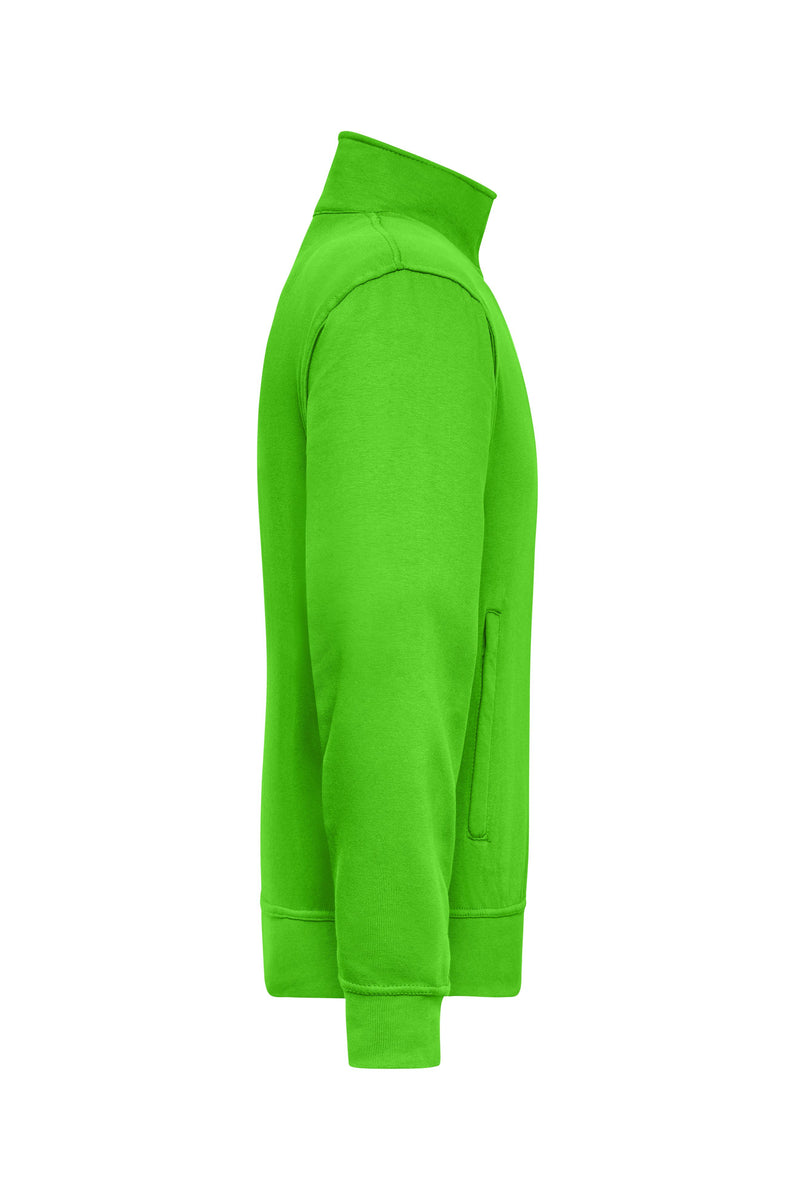 Laden Sie das Bild in Galerie -Viewer, Sweat-Jacke mit Stehkragen und Reißverschluss - JN836
