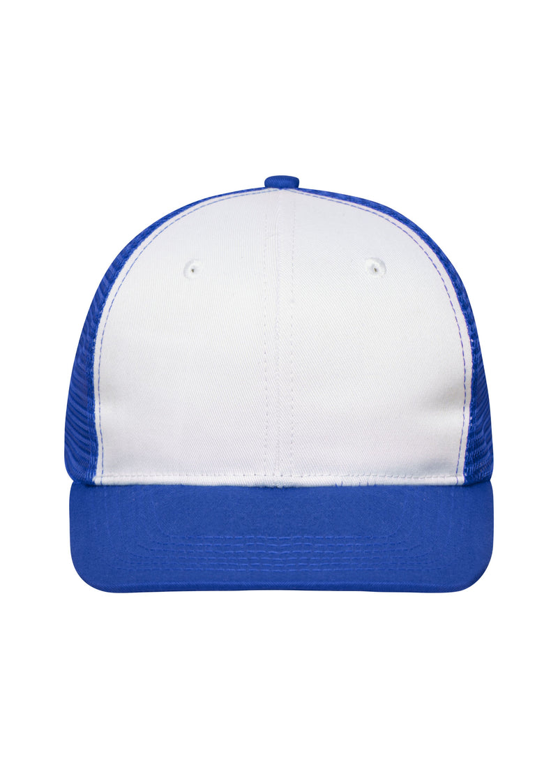 Laden Sie das Bild in Galerie -Viewer, Trendiges 6 Panel Mesh Cap mit flachem Schild aus Polycotton - MB6240
