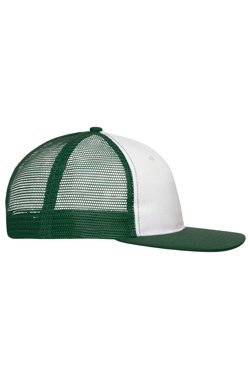 Laden Sie das Bild in Galerie -Viewer, Trendiges 6 Panel Mesh Cap mit flachem Schild aus Polycotton - MB6240
