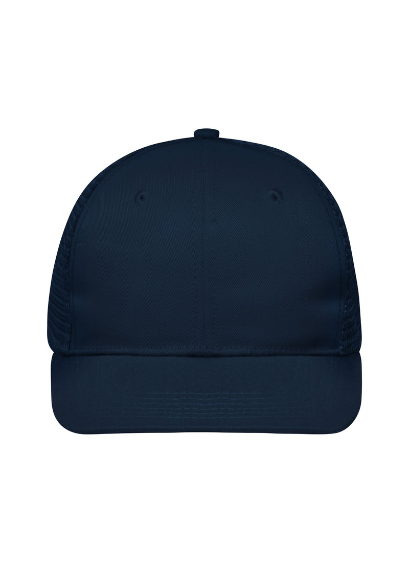 Laden Sie das Bild in Galerie -Viewer, Trendiges 6 Panel Mesh Cap mit flachem Schild aus Polycotton - MB6240
