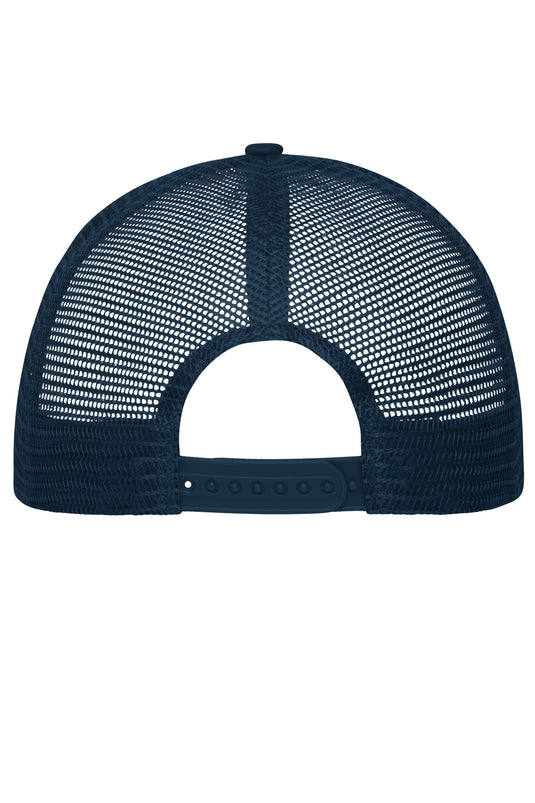 Trendiges 6 Panel Mesh Cap mit flachem Schild aus Polycotton - MB6240