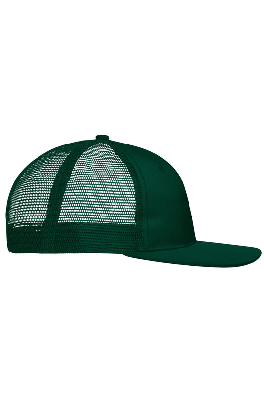 Trendiges 6 Panel Mesh Cap mit flachem Schild aus Polycotton - MB6240