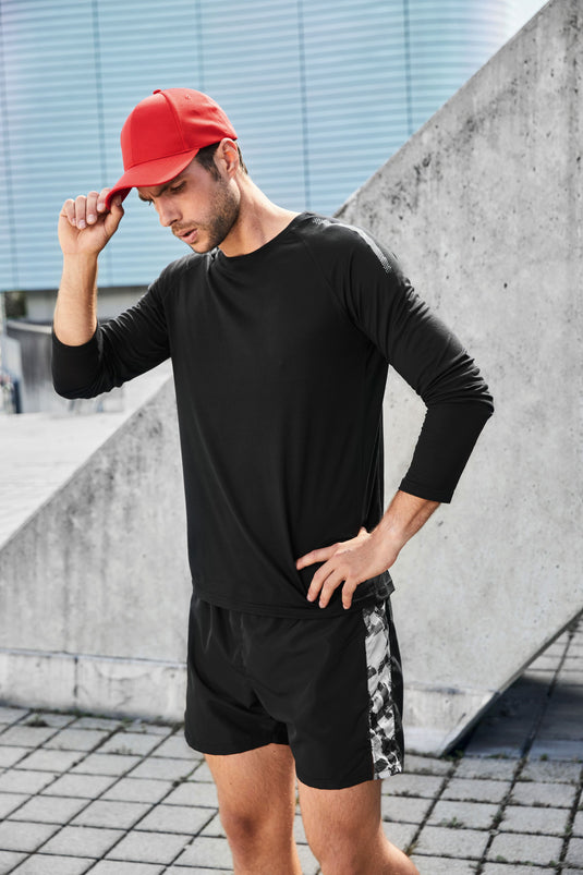 Langarm Funktions-Shirt aus recyceltem Polyester für Sport und Fitness - JN522