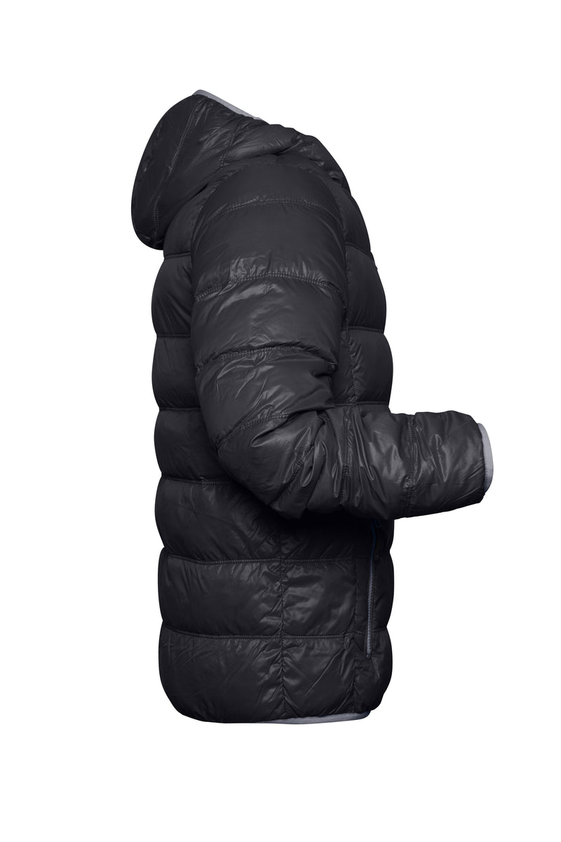 Laden Sie das Bild in Galerie -Viewer, Ultraleichte Daunenjacke mit Kapuze in sportlichem Style - JN1060
