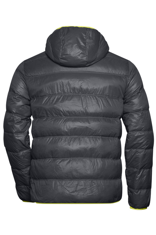 Ultraleichte Daunenjacke mit Kapuze in sportlichem Style - JN1060