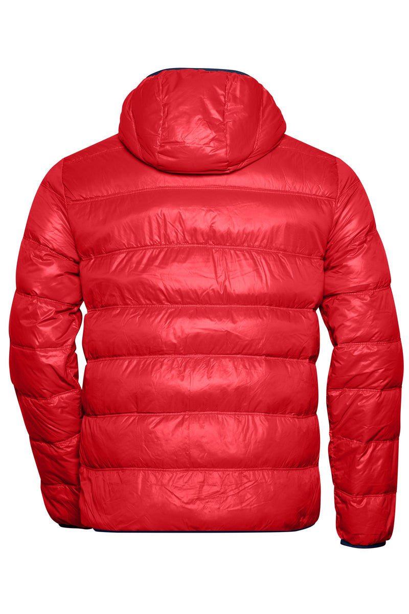Laden Sie das Bild in Galerie -Viewer, Ultraleichte Daunenjacke mit Kapuze in sportlichem Style - JN1060
