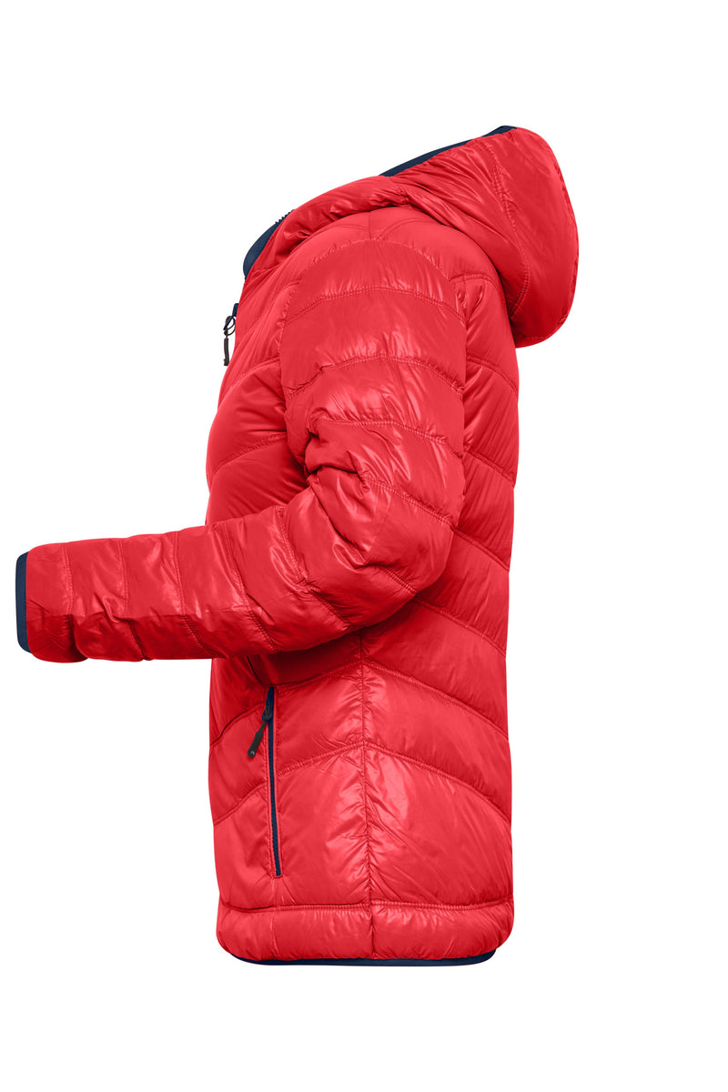 Laden Sie das Bild in Galerie -Viewer, Ultraleichte Daunenjacke mit Kapuze in sportlichem Style - JN1059
