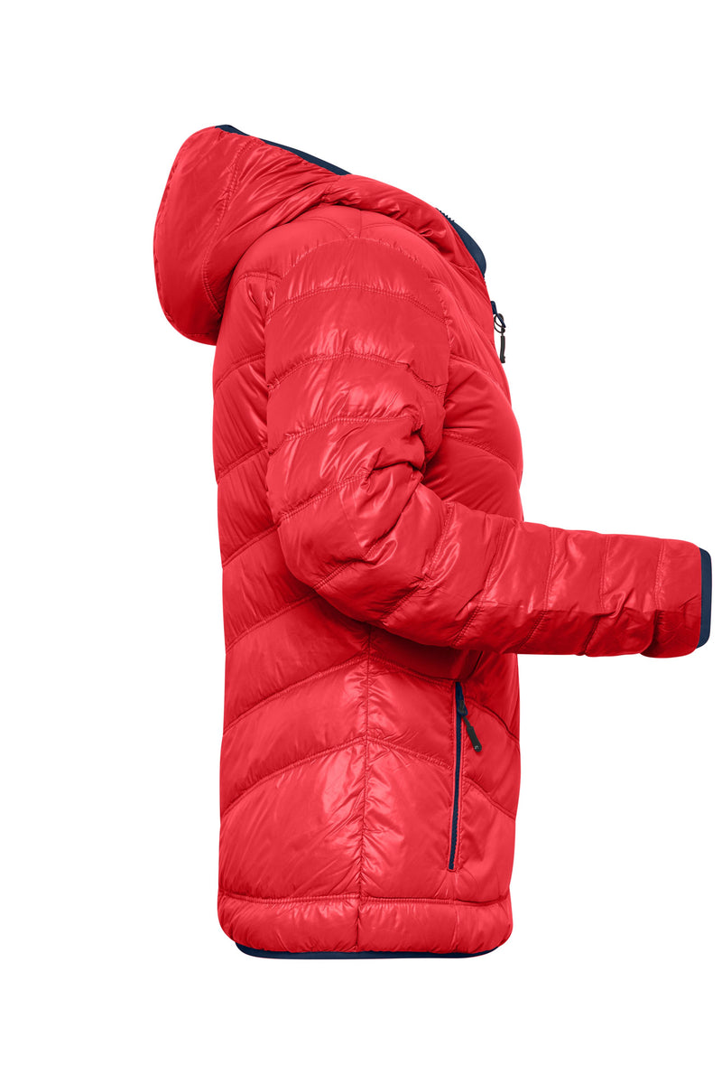 Laden Sie das Bild in Galerie -Viewer, Ultraleichte Daunenjacke mit Kapuze in sportlichem Style - JN1059
