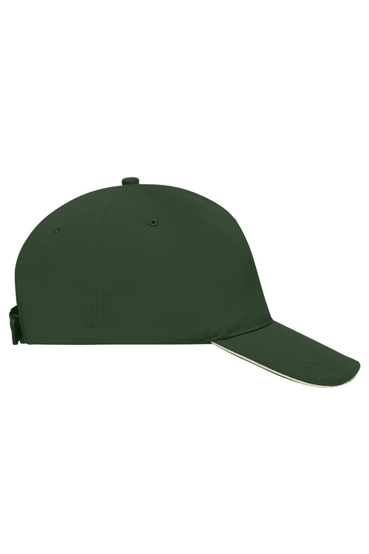 5 Panel Cap mit kontrastfarbigem Sandwich - MB035