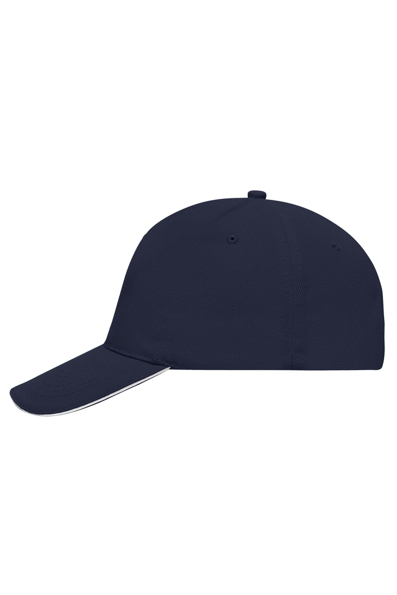 Laden Sie das Bild in Galerie -Viewer, 5 Panel Cap mit kontrastfarbigem Sandwich - MB035
