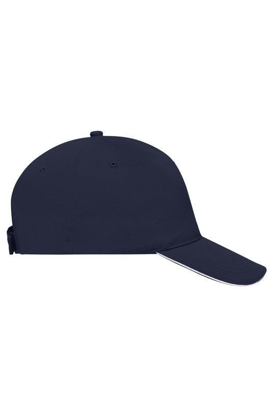5 Panel Cap mit kontrastfarbigem Sandwich - MB035