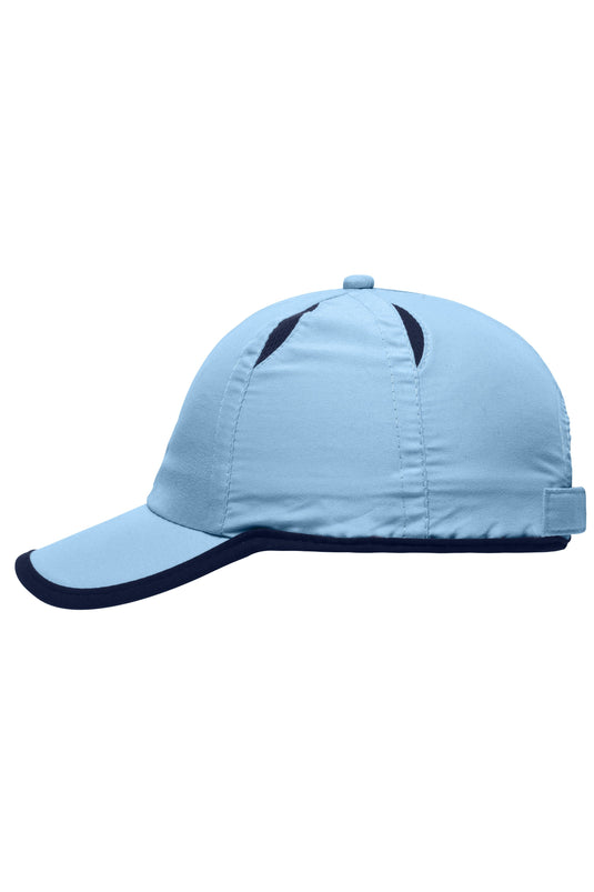 Sportliches 6 Panel Cap aus Microfaser für alle Witterungsbedingungen - MB6156