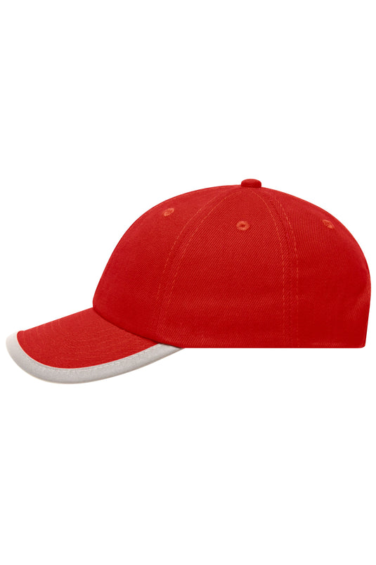 Originelles 6 Panel Cap mit reflektierender Schildeinfassung (ohne Schutzfunktion/keine PSA) - MB6192